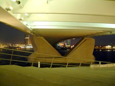 bottom side of bridge