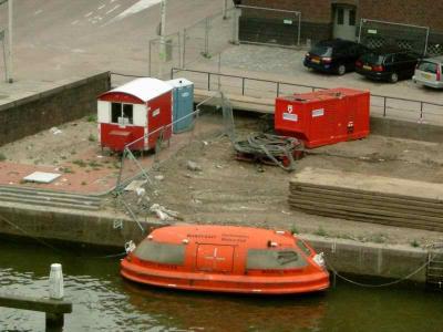 Boat has to go somewhere. Probably the ownder is unknown, as it lies there already 4ever