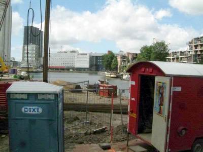Personel car and toilet