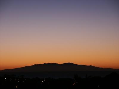 Dawn over the Moehau Ranges (Coromandel) 12 June 2003