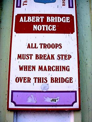 albert bridge notice