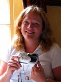 Ginny - friend, ally, confidante and proud new owner of a digital camera!