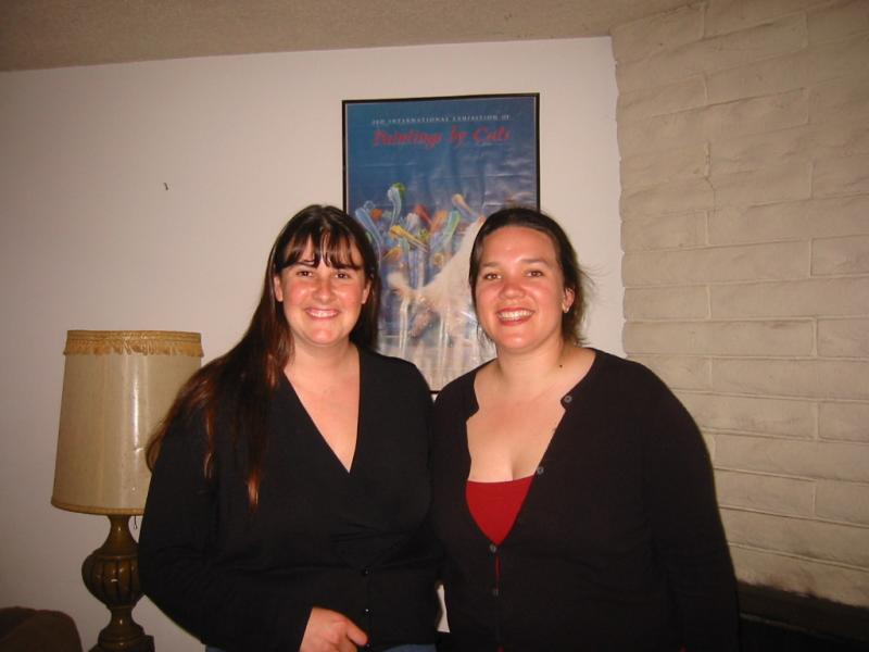 Stephanie and Jen arrive to surprise