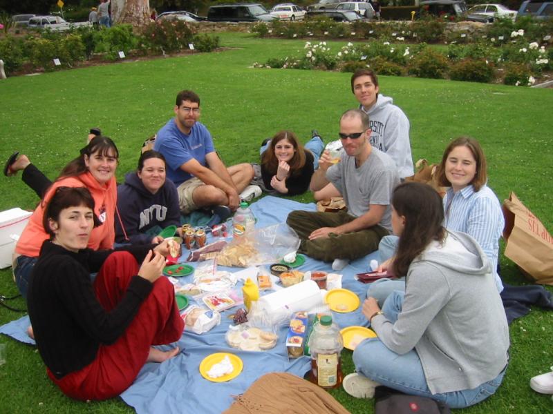 Picnic in the Rose Garden