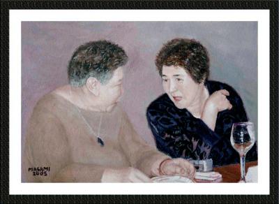 Mother and Daughter 8 X 12 in.