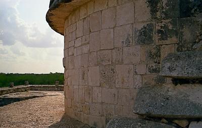 El Caracol Facade Detail.