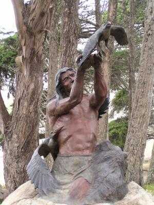 Museum statue Morro Bay