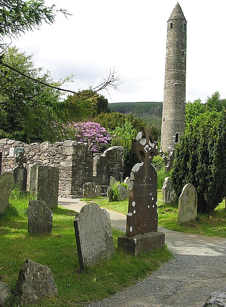  Colours of  Summer

 Round Tower and burial grounds

Glendalough 
County Wicklow 