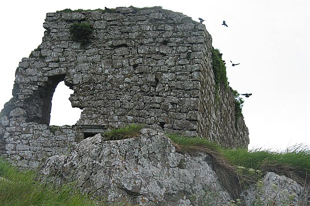 part of the castle ruins

  Rock of Dunamace
County Laoise