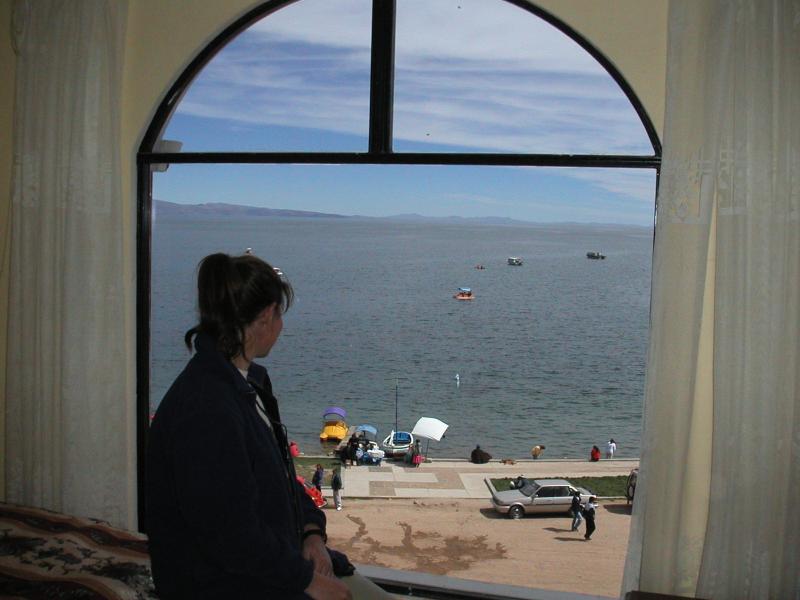 View from our hotel room