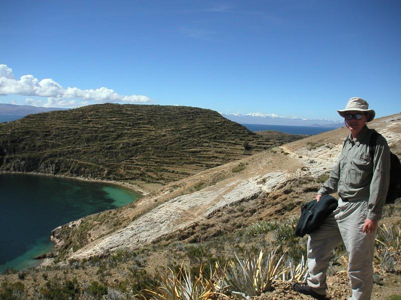 Peter enjoying the view