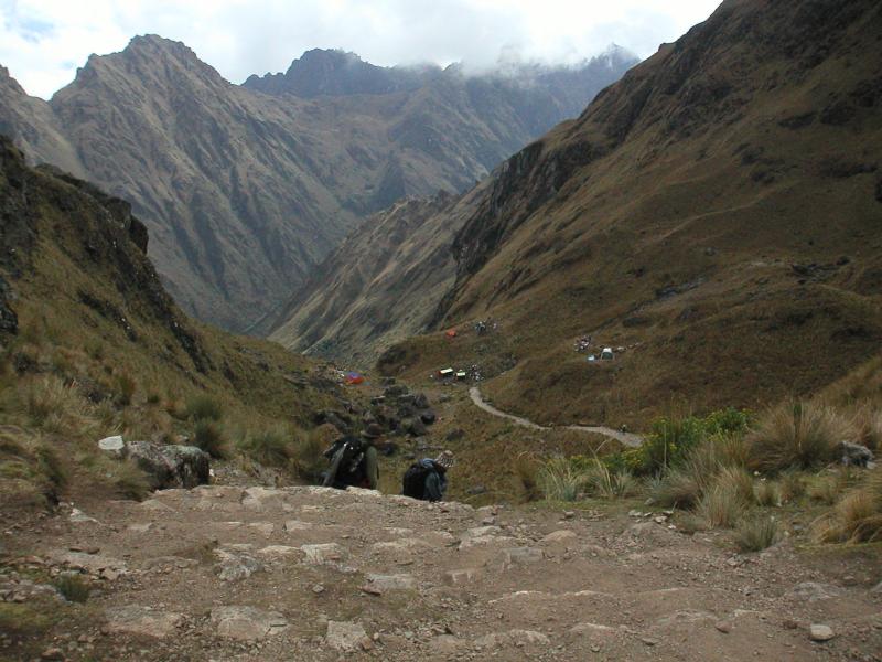 The final steps to Dead Woman's Pass