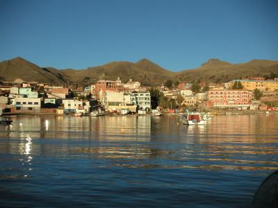 Bolivias only beach