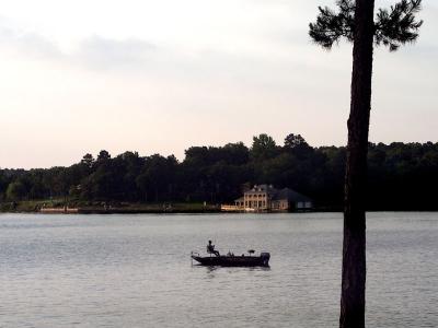 Fishing on Lake Tyler