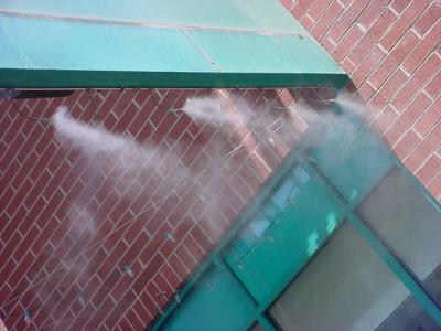 water misters on Mill avenue