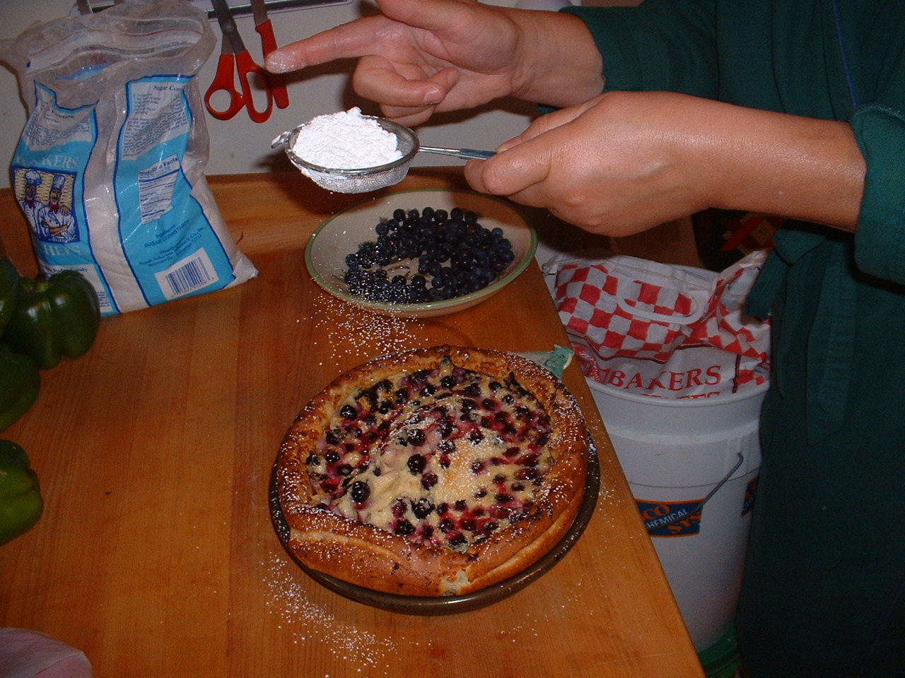 Pixel Dusted Dutch Baby