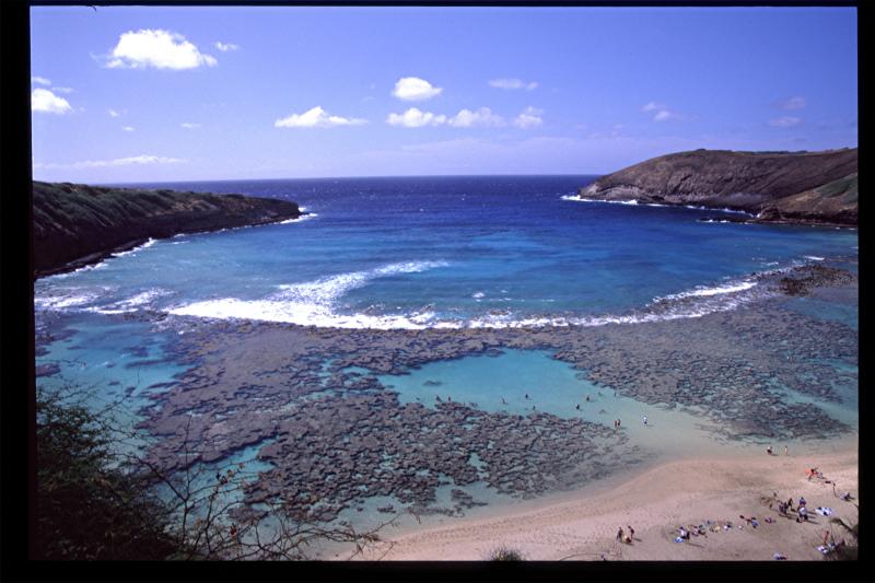 Hanauma bay with Velvia with Nikkor 24-85mm AFS