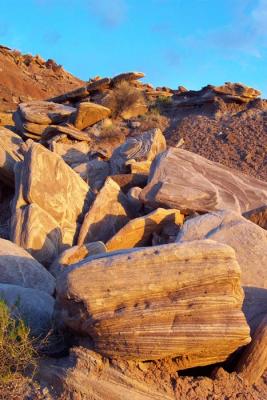 Fallen Sandstone Rocks