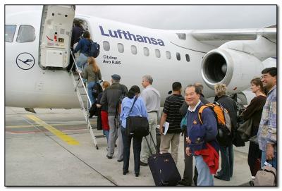 Boarding in Frankfurt