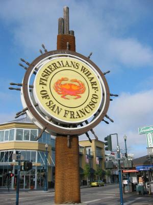 Fisherman's Wharf
The Embarcadero and Taylor St San Francisco CA; Tel. 415.474.8796
Popular with tourists and sea lions, Fisherman's Wharf is full of shops, silly museums and family fun. Still a working wharf, its vendors sell thousands of tons of fish and shellfish. Take an early morning walk down Fish Alley to see fisherman at work. Later, the Wharf is boardwalk-style family entertainment with decidedly tourist attractions such as Ripley's Believe It or Not! Museum, the Red & White Fleet, a the Wax Museum. For maritime-lovers and WWII buffs, the San Francisco Maritime Musuem is at the foot of Polk St. and massive USS Pampanito is docked right at Pier 45