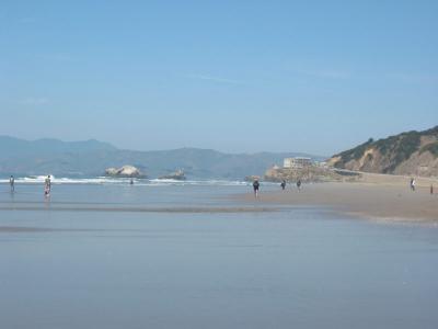 end of the road beach in SFO