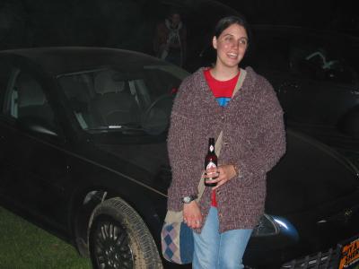 She brought her brand new car to hookahville! Talk about crazy!