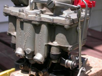 Close up on carb