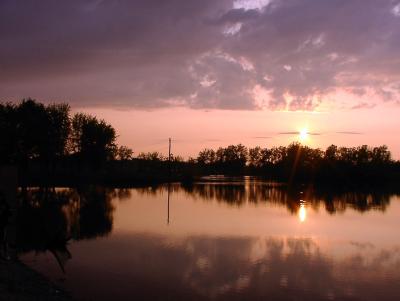 Another SunSet Over Darien Lake