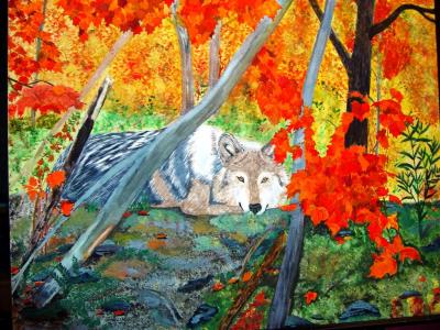 PEERING THROUGH FOLIAGE