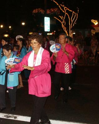 Obon festival dancing