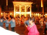 In front of the Moana Surfrider