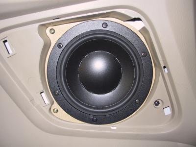 Last speaker to go in this door: Dynaudio MW160 midbass