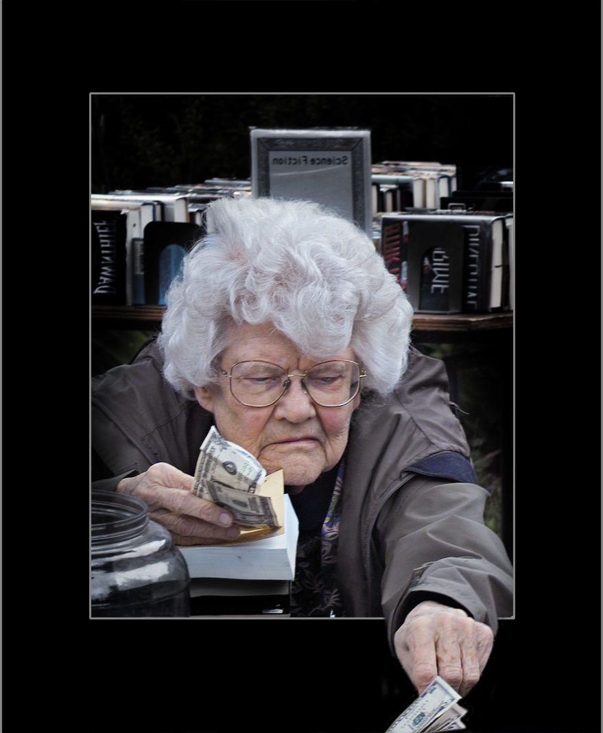 Book sale on Memorial Day, Kent, Connecticut