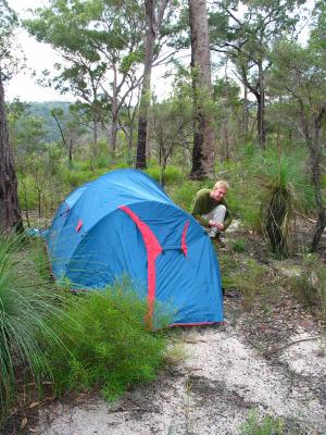 Colin at camp