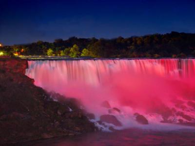 Niagara at Night by Harry Behret