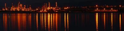 Refinery at Night*by Ann Chaikin