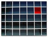 Red window, stairs and photographer</br> by ZoomBoy