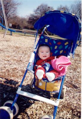 Baby Kyle hanging out at the park