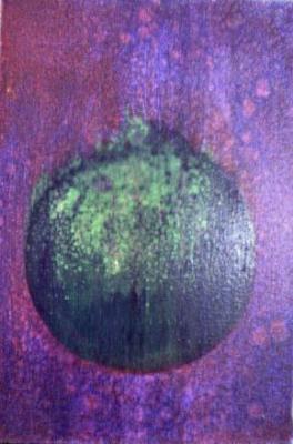 green on violet, 18x12 (SOLD)