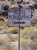 Sign to Little Petroglyph Canon