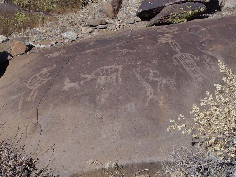Petroglyph in Little Petroglyph Canon