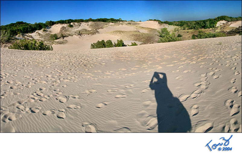 Warren Dunes With my Shadow