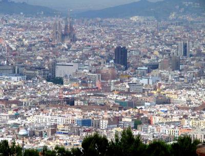 view over Barcelona