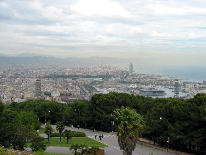 view over Barcelona