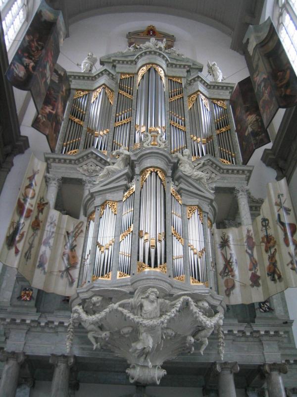 Organ in church by Anne Franks house