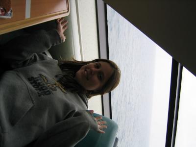 Gypsy on the Ferry on the English Channel