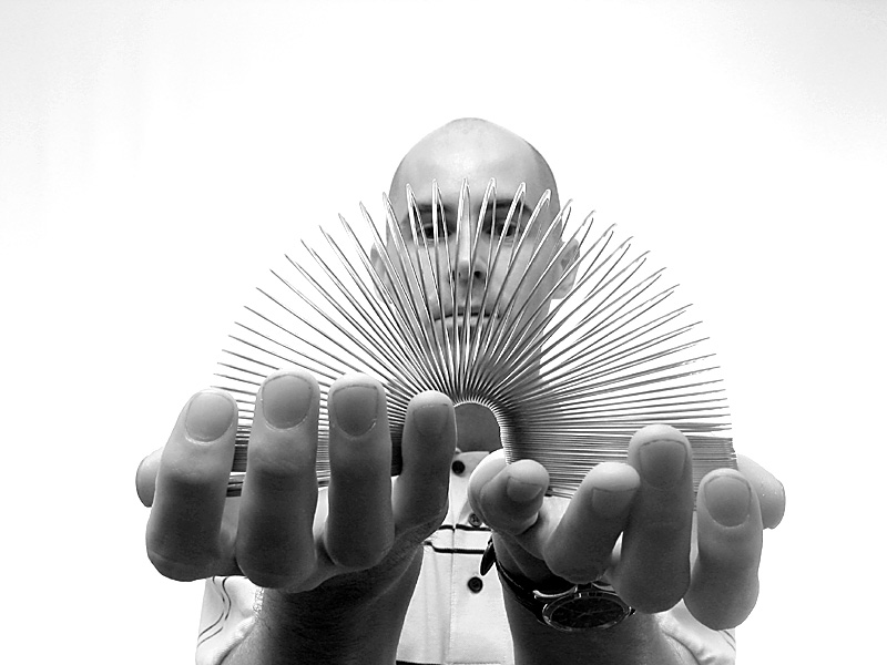 Chris (and a slinky)