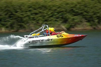 Race Boat on Rogue River
