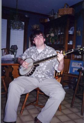 On my starter banjo