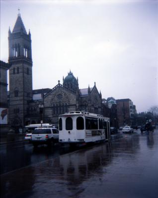 Rainy trolley